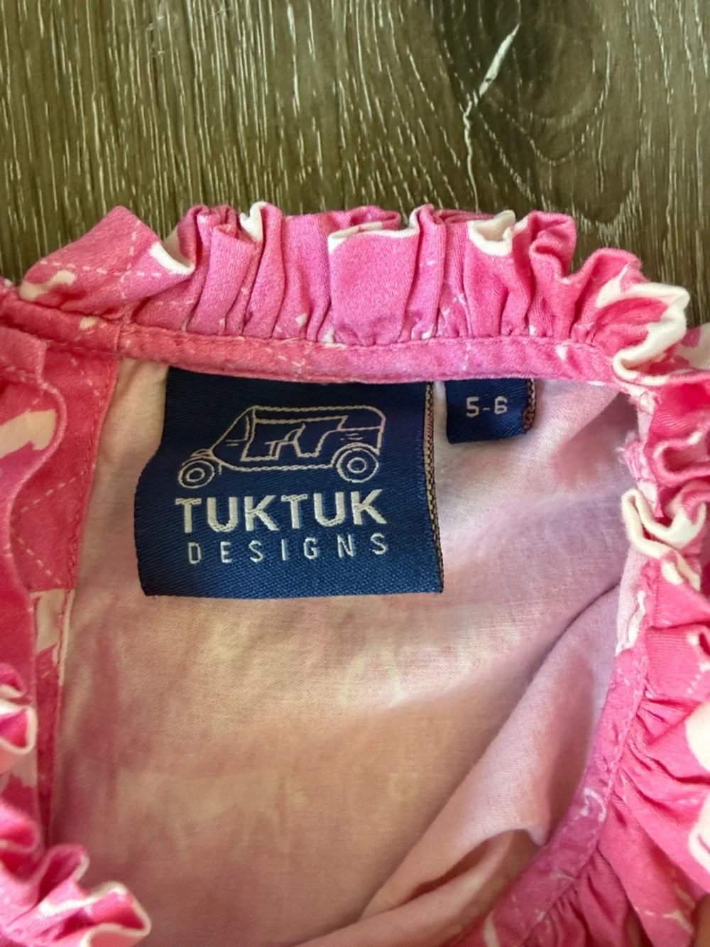 Tuk Tuk Designs horse print dress, size 5-6